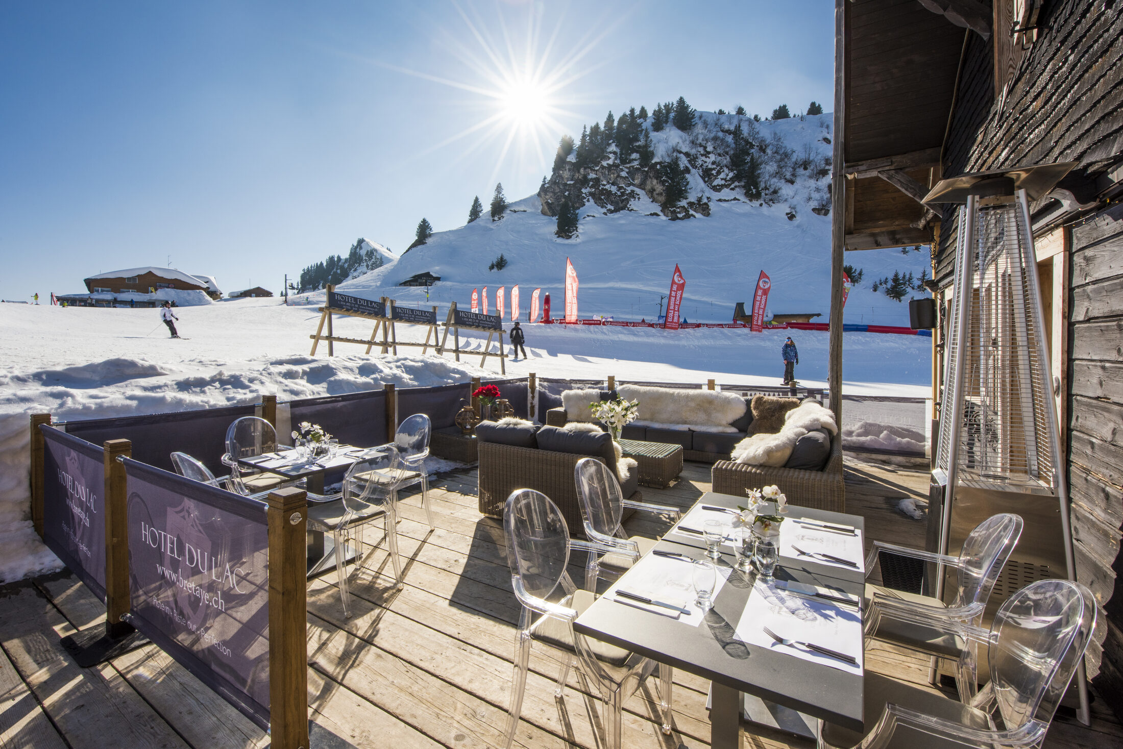 The sun terrace