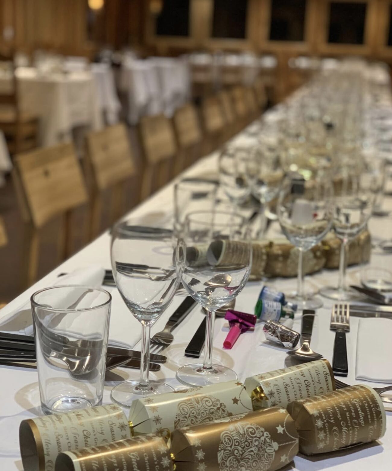 A festive table